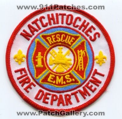 Natchitoches Fire Rescue Department (Louisiana)
Scan By: PatchGallery.com
Keywords: dept. e.m.s. ems