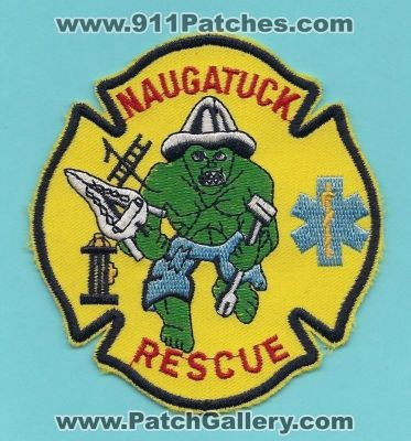 Naugatuck Fire Department Rescue (Connecticut)
Thanks to PaulsFirePatches.com for this scan. 
Keywords: dept.