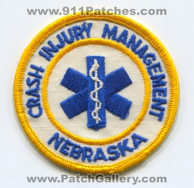 Nebraska Crash Injury Management Patch (Nebraska)
Scan By: PatchGallery.com
Keywords: ems ambulance