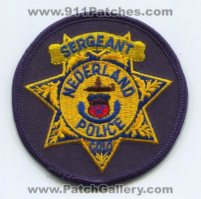 Nederland Police Department Sergeant Patch (Colorado)
Scan By: PatchGallery.com
Keywords: dept.
