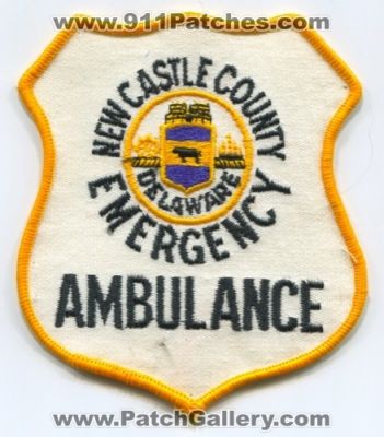 New Castle County Emergency Ambulance EMS Patch (Delaware)
Scan By: PatchGallery.com
Keywords: co. emt paramedic