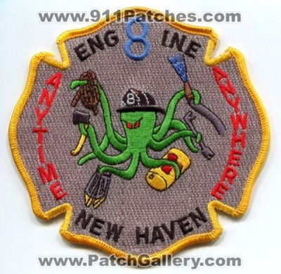 New Haven Fire Department Engine 8 (Connecticut)
Scan By: PatchGallery.com
Keywords: dept. anytime anywhere