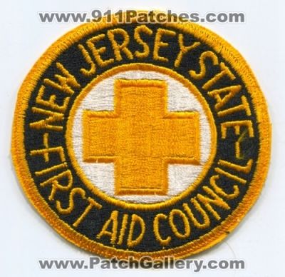 New Jersey State First Aid Council Patch (New Jersey)
Scan By: PatchGallery.com
Keywords: ems