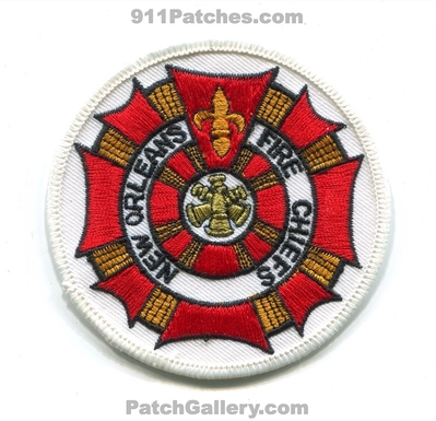 New Orleans Fire Chiefs Patch (Louisiana)
Scan By: PatchGallery.com
