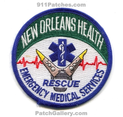 New Orleans Health Emergency Medical Services EMS Rescue Patch (Louisiana)
Scan By: PatchGallery.com
Keywords: ambulance