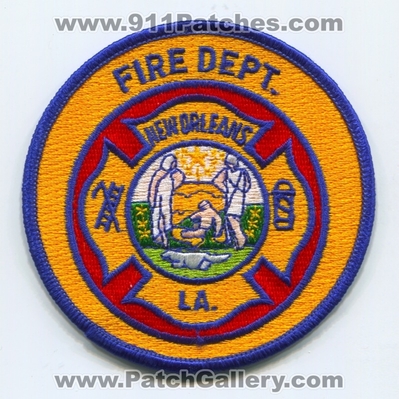 New Orleans Fire Department Patch (Louisiana)
Scan By: PatchGallery.com
Keywords: Dept. NOFD N.O.F.D. LA.