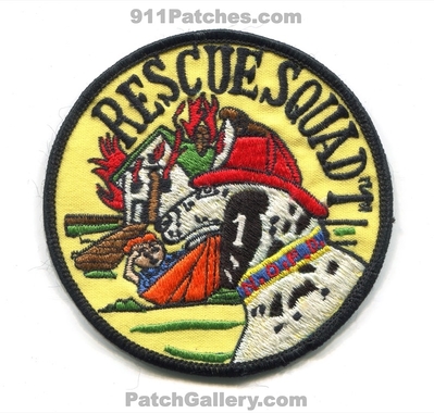 New Orleans Fire Department Rescue Squad 1 Patch (Louisiana)
Scan By: PatchGallery.com
Keywords: dept. nofd company co. station dalmation