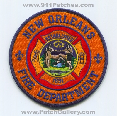 New Orleans Fire Department Patch (Louisiana)
Scan By: PatchGallery.com
Keywords: dept. nofd n.o.f.d. established 1891