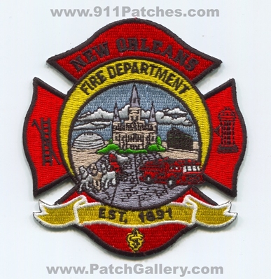 New Orleans Fire Department Patch (Louisiana)
Scan By: PatchGallery.com
Keywords: dept. nofd n.o.f.d. est. 1891