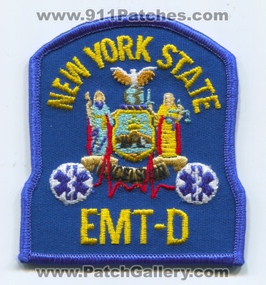 New York State Emergency Medical Technician Defibrillation EMT-D Patch (New York)
Scan By: PatchGallery.com
Keywords: certified e.m.t.-d ems ambulance