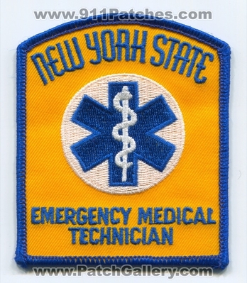 New York State Emergency Medical Technician EMT EMS Patch (New York)
Scan By: PatchGallery.com
Keywords: certified e.m.t. e.m.s. services ambulance