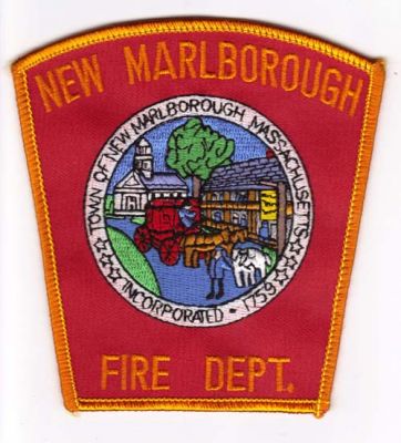New Marlborough Fire Dept
Thanks to Michael J Barnes for this scan.
Keywords: massachusetts department town of