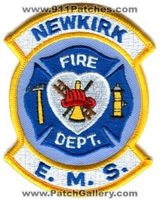 Newkirk Fire Department EMS (Oklahoma)
Scan By: PatchGallery.com
Keywords: dept. e.m.s.
