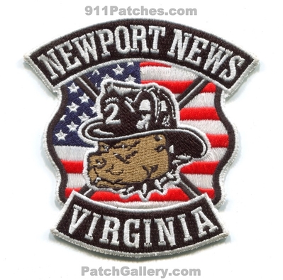 Newport News Fire Department Station 2 Patch (Virginia)
Scan By: PatchGallery.com
Keywords: dept. nnfd company co.