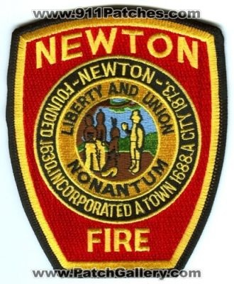 Newton Fire Department Patch (Massachusetts)
Scan By: PatchGallery.com
Keywords: dept.