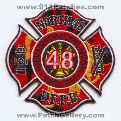 North 48 Volunteer Fire Protection District Patch (Oklahoma)
Scan By: PatchGallery.com
Keywords: Vol. Prot. Dist. VFPD V.F.P.D. Department Dept.
