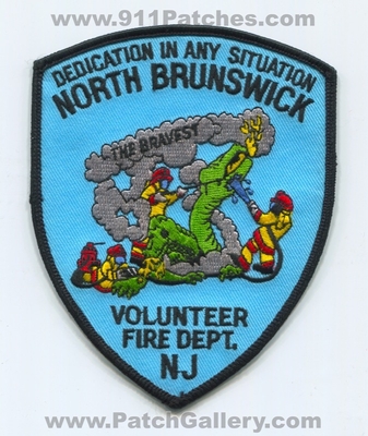 North Brunswick Volunteer Fire Department Patch (New Jersey)
Scan By: PatchGallery.com
Keywords: vol. dept. dedication in any situation the bravest