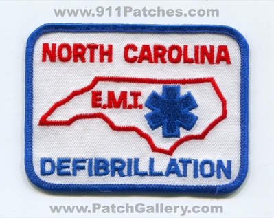 North Carolina State Emergency Medical Technician EMT Defibrillation Patch (North Carolina)
Scan By: PatchGallery.com
Keywords: certified licensed registered e.m.t. ems