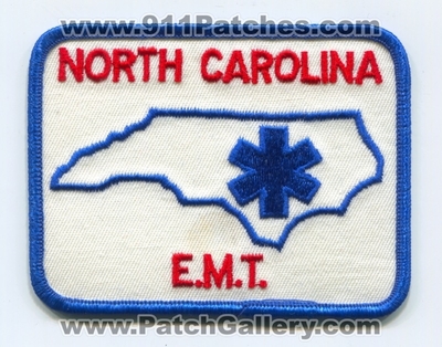 North Carolina State Emergency Medical Technician EMT EMS Patch (North Carolina)
Scan By: PatchGallery.com
Keywords: certified e.m.t. ambulance