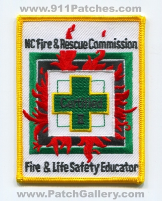North Carolina State Certified Fire and Life Safety Educator II Patch (North Carolina)
Scan By: PatchGallery.com
Keywords: & 2 department dept. nc rescue commission