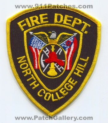 North College Hill Fire Department Patch (Ohio)
Scan By: PatchGallery.com
Keywords: dept.