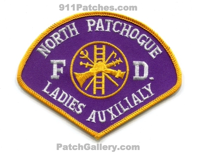 North Patchogue Fire Department Ladies Auxilary Patch (New York)
Scan By: PatchGallery.com
Keywords: dept.