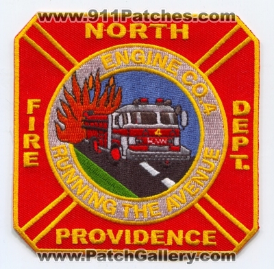 North Providence Fire Department Engine 4 Patch (Rhode Island)
Scan By: PatchGallery.com
Keywords: dept. company co. station running the avenue