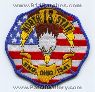 North Star Community Fire Department 13 Engine 1341 Patch (Ohio)
Scan By: PatchGallery.com
Keywords: comm. dept. eng. company co. station
