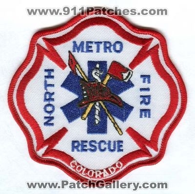 North Metro Fire Rescue Department Patch (Colorado)
[b]Scan From: Our Collection[/b]
Keywords: dept.