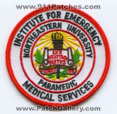 Northeastern University Institute for Emergency Medical Services Paramedic (Massachusetts)
Scan By: PatchGallery.com
Keywords: ems