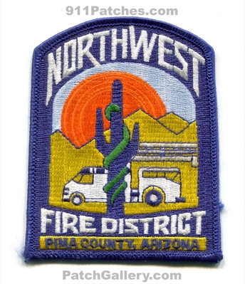Northwest Fire District Pima County Patch (Arizona)
Scan By: PatchGallery.com
Keywords: dist. department dept. co.