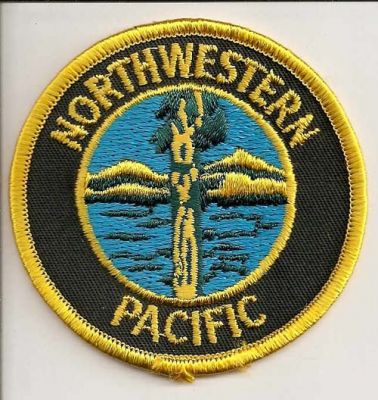 Northwestern Pacific Police
Thanks to EmblemAndPatchSales.com for this scan.
Keywords: california