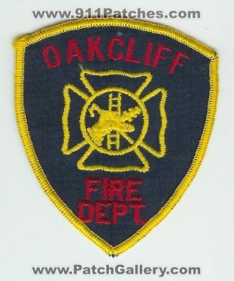 Oak Cliff Fire Department (Oklahoma)
Thanks to Mark C Barilovich for this scan.
Keywords: dept. oakcliff