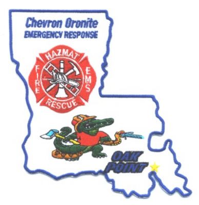 Chevron Oronite Emergency Response Fire Rescue (Louisiana)
Thanks to zwpatch.ca for this scan.
Keywords: ems hazmat mat