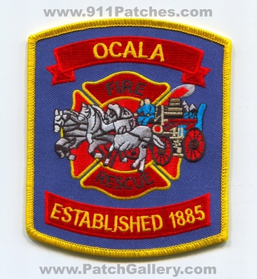 Ocala Fire Rescue Department Patch (Florida)
Scan By: PatchGallery.com
Keywords: dept. established 1885