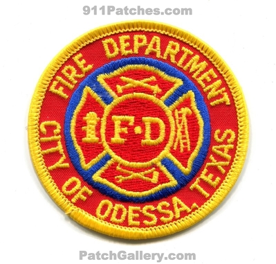 Odessa Fire Department Patch (Texas)
Scan By: PatchGallery.com
Keywords: city of dept.