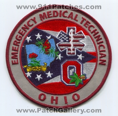 Ohio State Emergency Medical Technician EMT EMS Patch (Ohio)
Scan By: PatchGallery.com
Keywords: Certified E.M.T. Services E.M.S. Ambulance