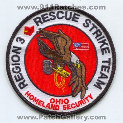 Ohio Region 3 Rescue Strike Team Homeland Security Patch (Ohio)
Scan By: PatchGallery.com
Keywords: fire department dept. water rescue technical rescue collapse response unit