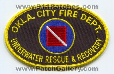 Oklahoma City Fire Department Underwater Rescue and Recovery Patch (Oklahoma)
Scan By: PatchGallery.com
Keywords: dept. okla. & dive scuba