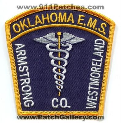 Oklahoma EMS Armstrong Westmoreland County (Pennsylvania)
Scan By: PatchGallery.com
Keywords: emergency medical services co. e.m.s.