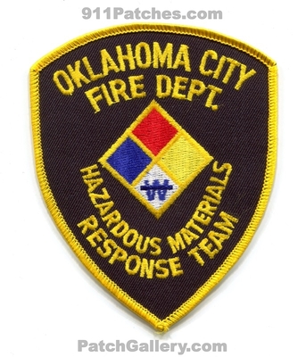 Oklahoma City Fire Department Hazardous Materials Response Team Patch (Oklahoma)
Scan By: PatchGallery.com
Keywords: dept. hazmat haz-mat hmrt