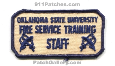 Oklahoma State University OSU Fire Service Training FST Staff Patch (Oklahoma)
Scan By: PatchGallery.com
Keywords: department dept.