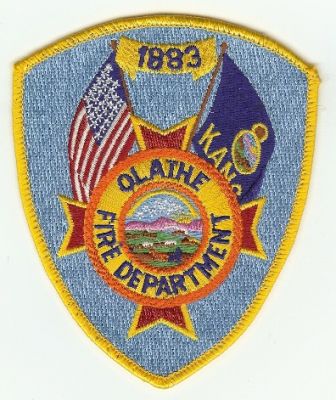 Olathe Fire Department
Thanks to PaulsFirePatches.com for this scan.
Keywords: kansas