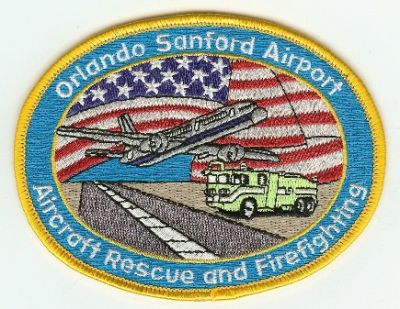 Orlando Sanford Airport Aircraft Rescue and Firefighting
Thanks to PaulsFirePatches.com for this scan.
Keywords: florida cfr arff