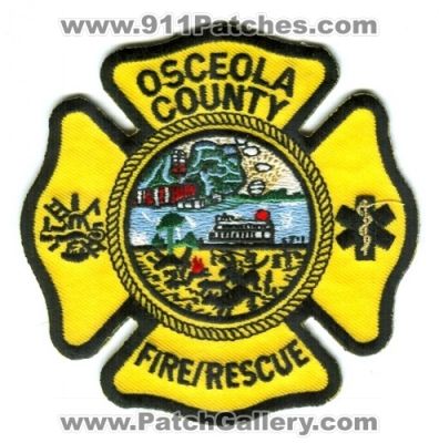 Osceola County Fire Rescue Department Patch (Florida)
Scan By: PatchGallery.com
Keywords: co. dept.