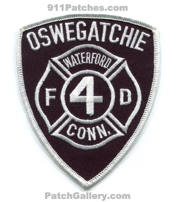 Oswegatchie Fire Department 4 Waterford Patch (Connecticut)
Scan By: PatchGallery.com
Keywords: dept.