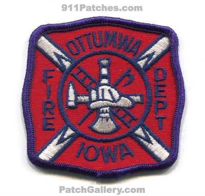 Ottumwa Fire Department Patch (Iowa)
Scan By: PatchGallery.com
Keywords: dept.