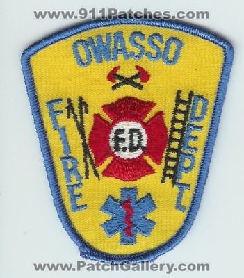 Owasso Fire Department (Oklahoma)
Thanks to Mark C Barilovich for this scan.
Keywords: dept. f.d.