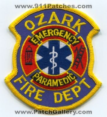 Ozark Fire Department Emergency Paramedic (Arkansas)
Scan By: PatchGallery.com
Keywords: dept. ems
