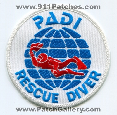 PADI Rescue Diver Patch (California)
Scan By: PatchGallery.com
Keywords: scuba